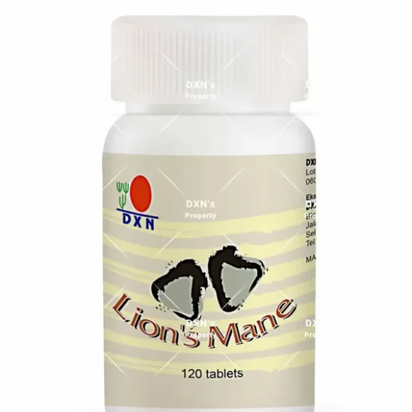 فطر عرف الأسد 120 كبسولة : منشط غذائي طبيعي بالفيتامين المهمة للاعصاب و الدماغ و العظام-120 حبة